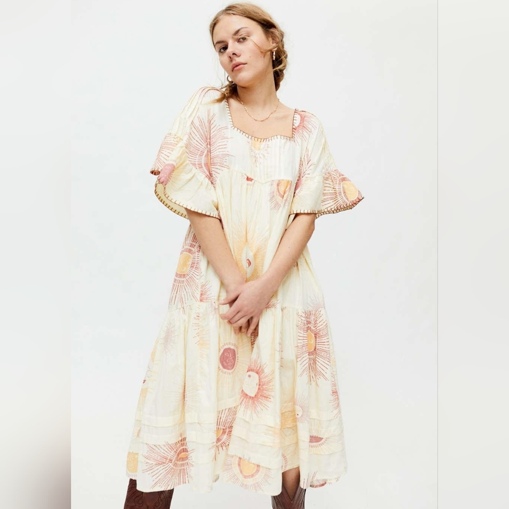 Urban Outfitters Total Eclipse Midi Dress